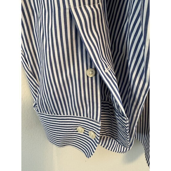 Ralph Lauren Dress Shirt Stripe 18 34/35 (Relaxed) Classic Fit Non Iron - Picture 5 of 10